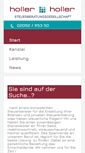 Mobile Screenshot of holler-stb.de
